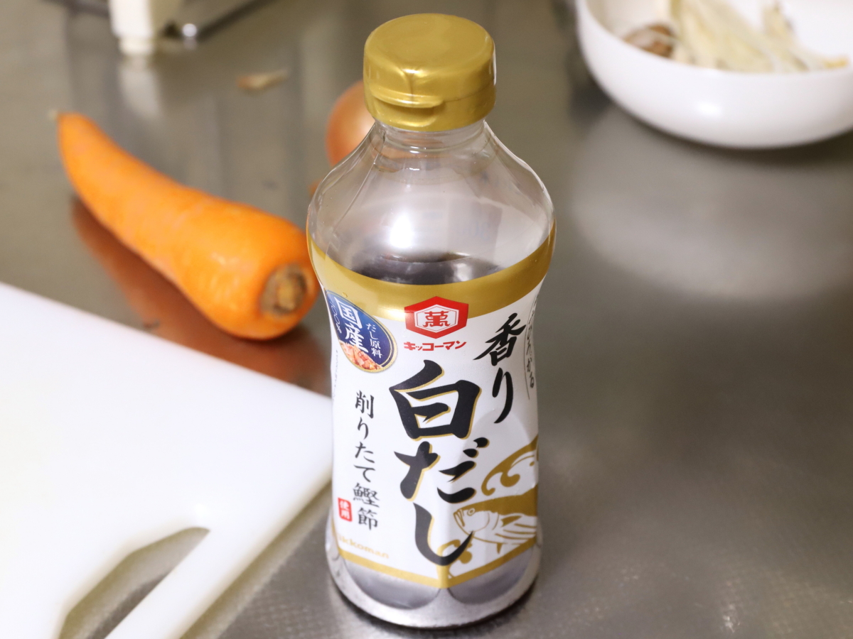 香り白だしのボトル